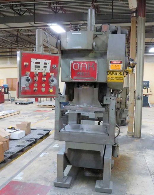 30 Ton Oak Fin Press