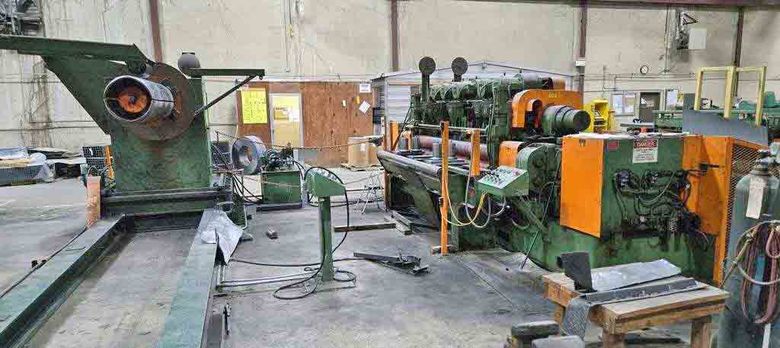 72" x 0.105" x 25,000# McKay/Wysong Cut To Length Line