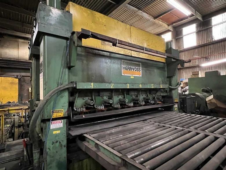 72" x 0.142" x 50,000# Herr Voss Cut To Length Line