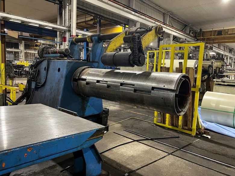 72" x 0.187" x 50,000# B & K Cut To Length Line