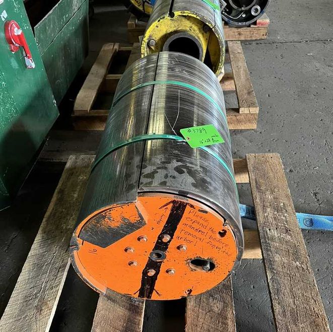 Recoiler Drum, Ruesch, 16" Dia. x 28" Wide