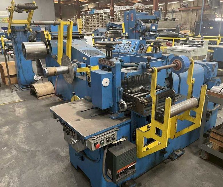 18" x 2.875" x 4,000# Ruesch Slitting Line