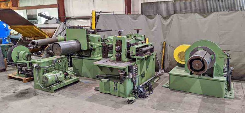 24" x 4.12" x 6,000# Ruesch Slitting Line