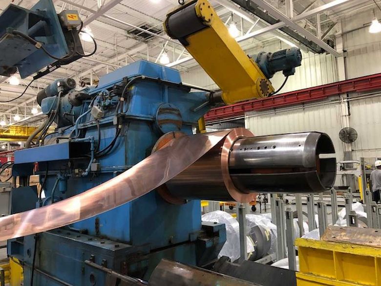 41" x 6.30" x 20,000# Georg Slitting Line