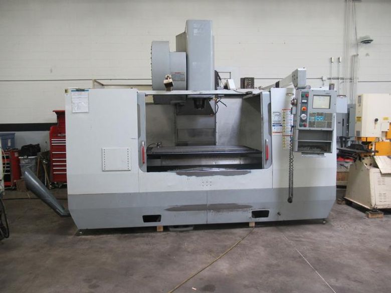 Haas VF-6/50 50-Taper CNC Vertical Machining Center with 4th Axis Drive, Through Spindle Coolant, Probing System, 30 Station Twin-Arm ATC