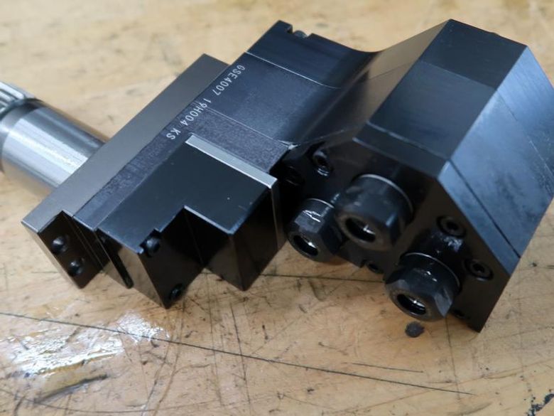 GSE4007 3-Spinde Double Drilling/Milling ER11 Collet Live Tool For Citizen L20 Swiss Type CNC Lathe