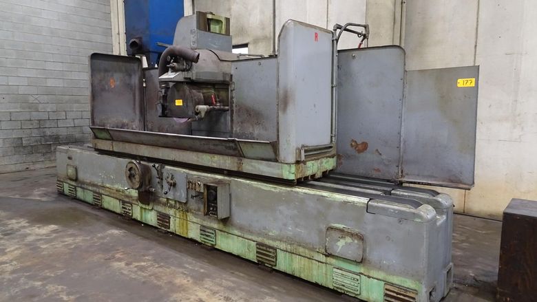 24" X 96" THOMPSON MODEL #C HYDRAULIC SURFACE GRINDER: STOCK #10225