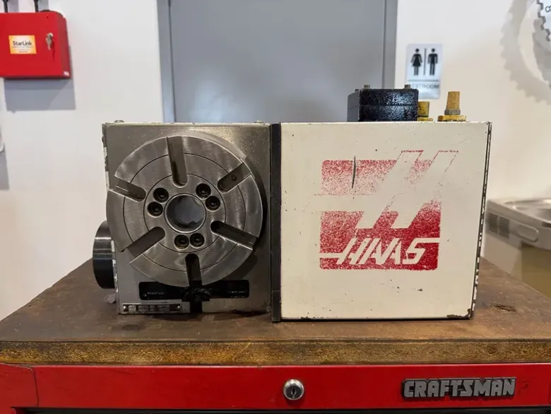 HAAS HRT-160 CNC 4th Axis Rotary Table Brush Style #7501