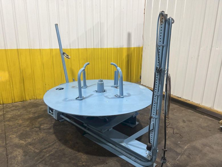 5,000 LBS x 72" ACCRA HORIZONTAL PALLET TYPE MOTORIZED COIL REEL UNCOILER: STOCK  18984