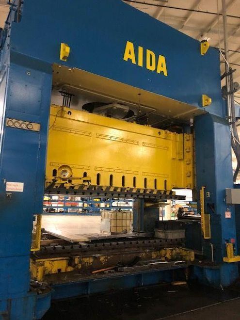 500 ton Aida NST-500 Used Straight Side Mechanical Metal Stamping Press