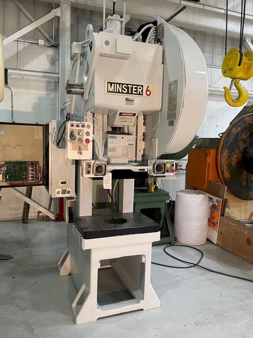 60 ton Minster #6SS Flywheel OBS Press, New 1995