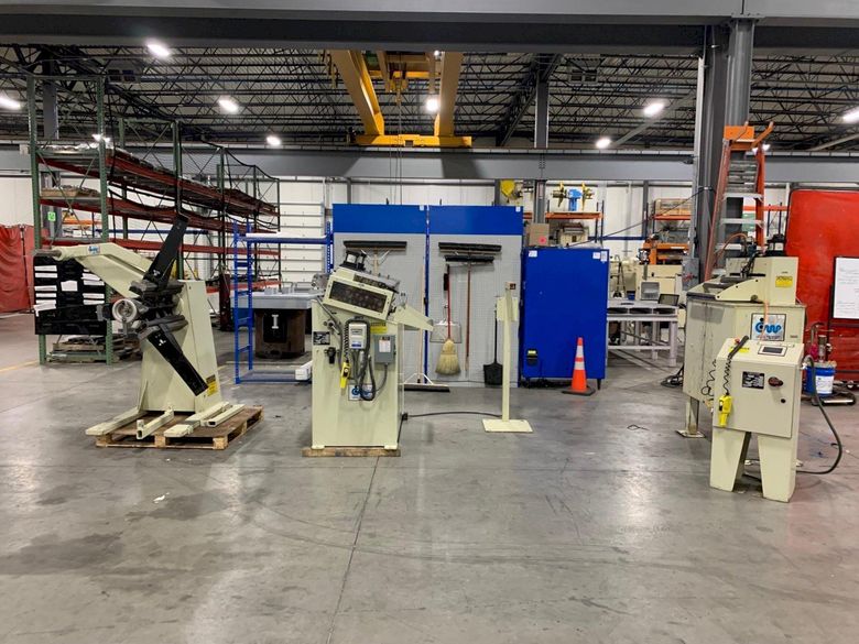 6,500 lbs x 24" Wide Cooper-Weymouth Peterson Conventional Coil Feed Line