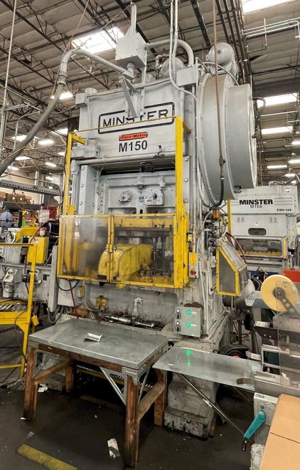 150-ton Minster P2-150-48 "Piece-Maker" Highspeed Mechanical Metal Stamping Press For Sale, Year