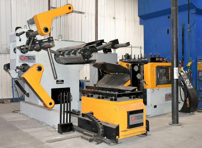 51" x .177" Coil-Tech Space-Saver Servo Coil Feed Line For Sale, 30,000 lbs. Coil Capacity, Year