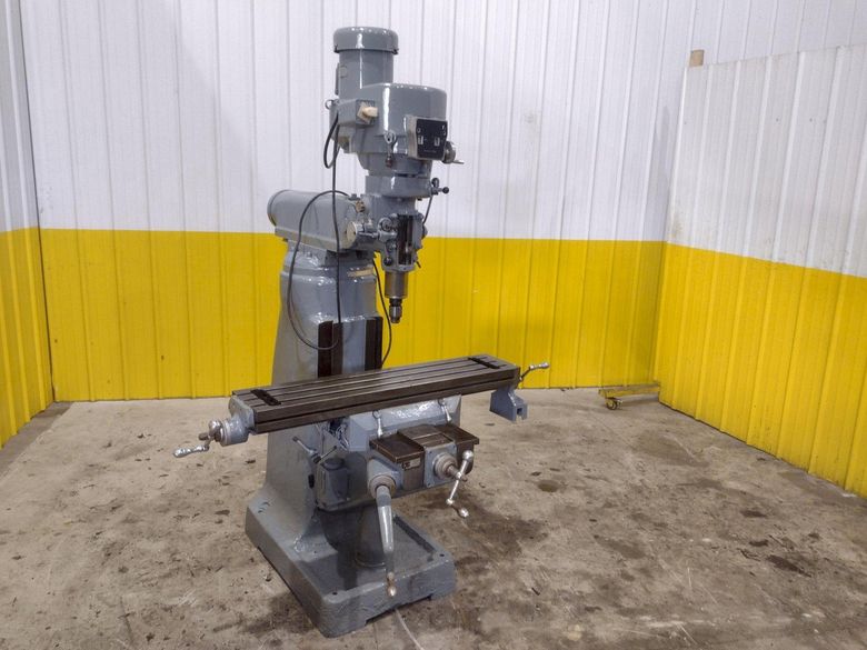 2 HP ALLIANT MODEL 100-1520 RAM TYPE VERTICAL MILL: STOCK #10353