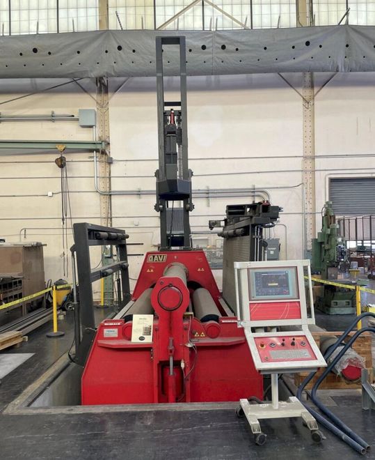 Davi MCB 3045 1.5″ x 10′ CNC Plate Roll w/ Leonardo Systems Controller