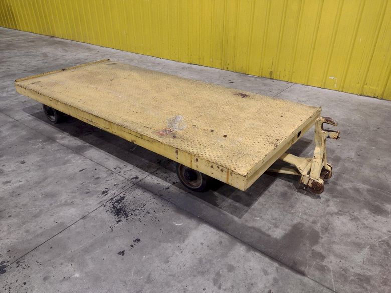 10,000 LBS X 4' X 9' HEAVY DUTY MOBILE TRANSFER / MOVING CART: STOCK #23520