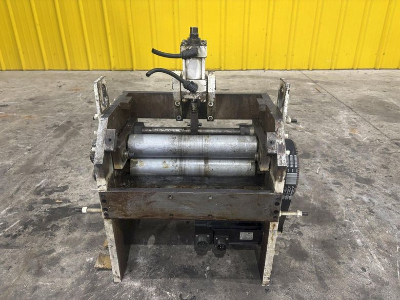 PRESS MOUNT SERVO FEED ROLLS & MOTOR: STOCK #23452