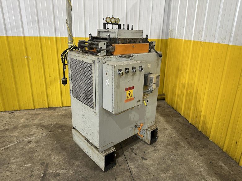 10" x .130" DURANT JACO MODEL #VS-MD-10 POWERED COIL STRAIGHTENER: STOCK #23069