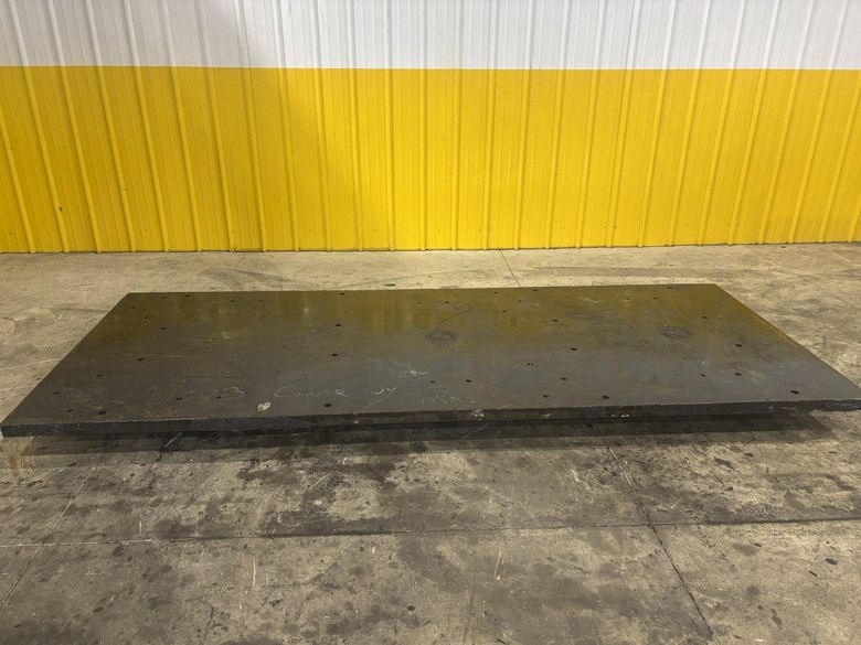 48" X 120" X 2" THICK STEEL FLOOR / BOLSTER PLATE: STOCK #22744