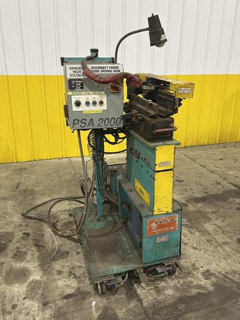 10" GUILD MODEL #PSA-200 SHEAR END COIL STRIP WELDER: STOCK #22607