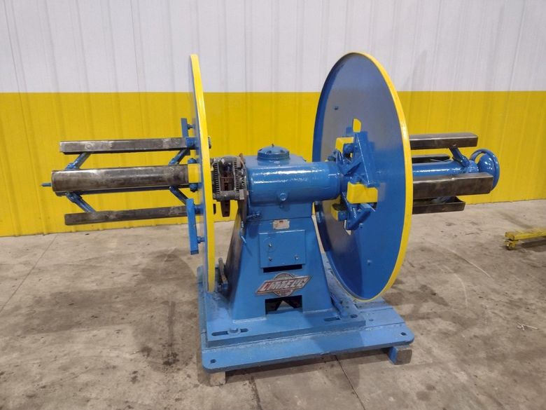 2,500 LB X 24" LITTELL MODEL #25-12 DOUBLE END PULL OFF COIL REEL UNCOILER: STOCK #22533