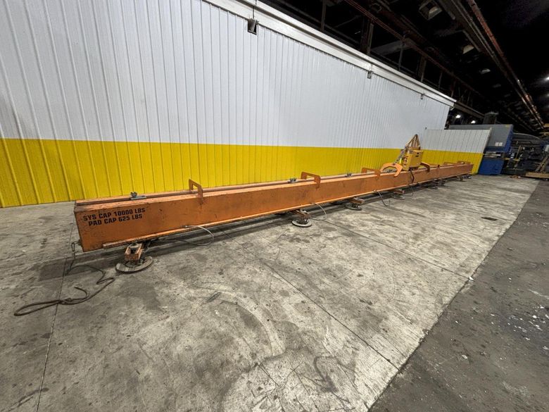 10,000 LBS X 50' X 8' PERMADUR SERIAS 816 VACUUM SHEET LIFTER WITH UNIVAC 1500 GENERATOR: STOCK