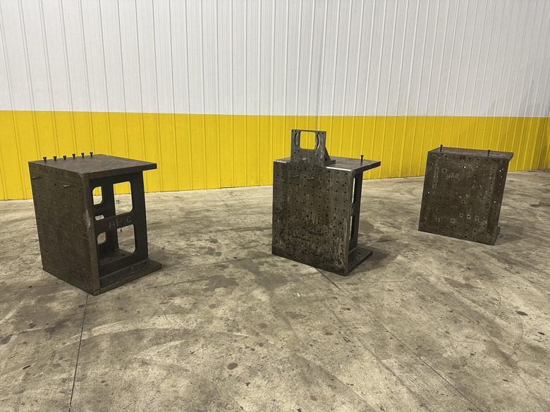 (3) 30" X 24" X 36" ANGLE PLATES: STOCK #22160