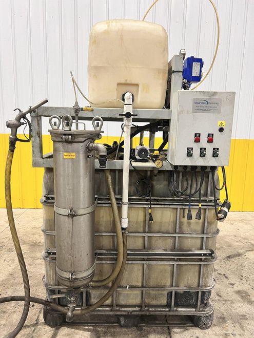 SEPARATION DYNAMICS WATER OIL SEPARATOR SYSTEM WITH TANK: STOCK #21967