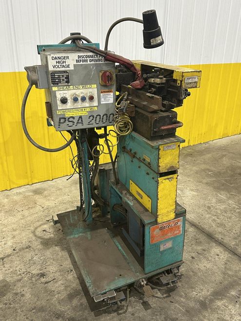 10" GUILD MODEL #PSA-200 SHEAR END COIL STRIP WELDER: STOCK #22605