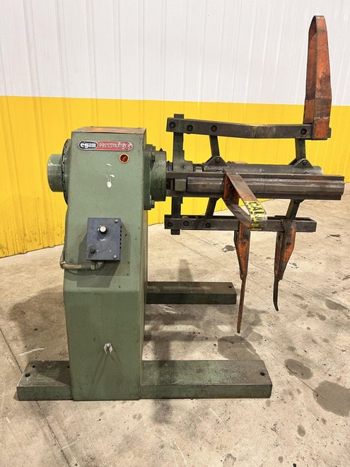4,000 LBS X 20" EGAN MODEL #M-401-20 PULL OFF UNCOILER COIL REEL: STOCK #21120