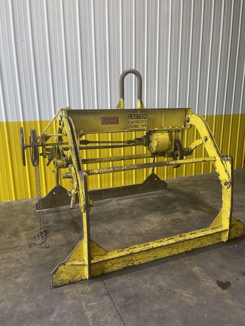 20,000 LB X 84" X 32" TO 62" WIDE CF CULLEN FRIESTEDT ADJUSTABLE PARALLELOGRAM SHEET LIFTER: STO