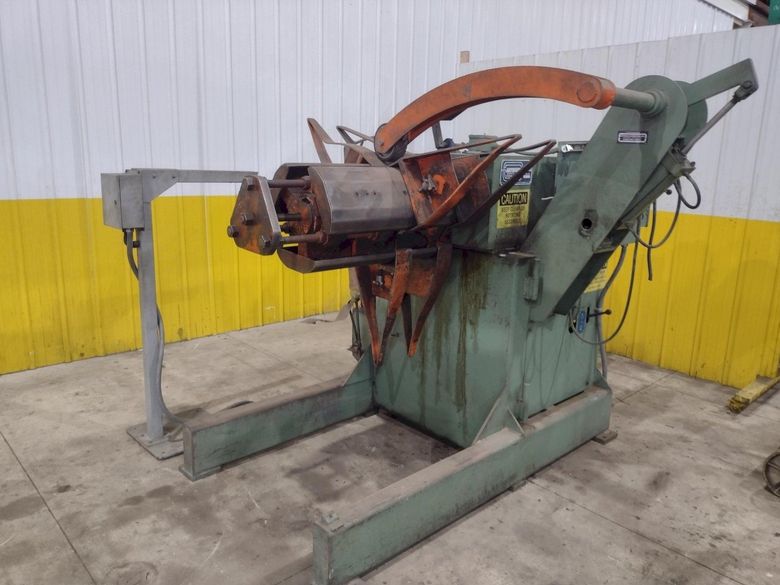 10,000 LB X 24" JAYBIRD MODEL CRM 10-2460 MOTORIZED UNCOILER COIL REEL: STOCK #22386