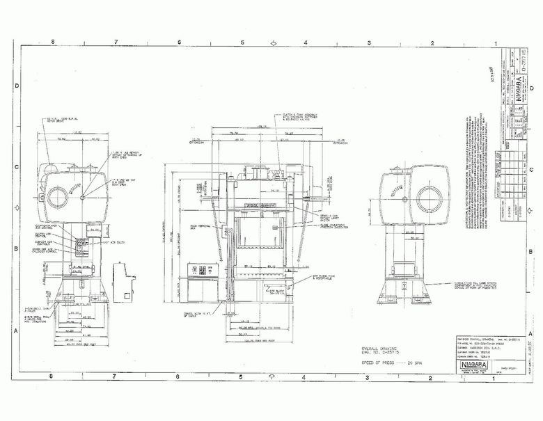 300 TON NIAGARA MODEL SC2-300-72-48 SSDC PRESS: STOCK #58722