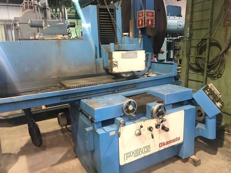 16' X 32' OKAMOTO HORIZONTAL SURFACE GRINDER: STOCK #72542