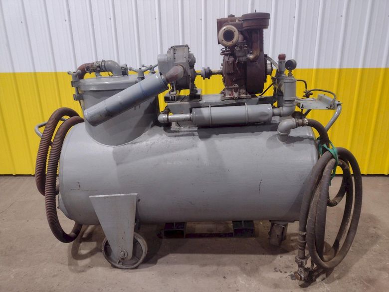 PORTABLE GAS MOTOR SUMP SUCKER & PUMP: STOCK #19224
