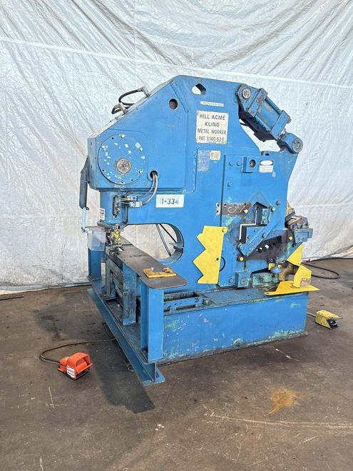 105 TON HILL ACME MODEL #6 HYDRAULIC IRONWORKER: STOCK #23402