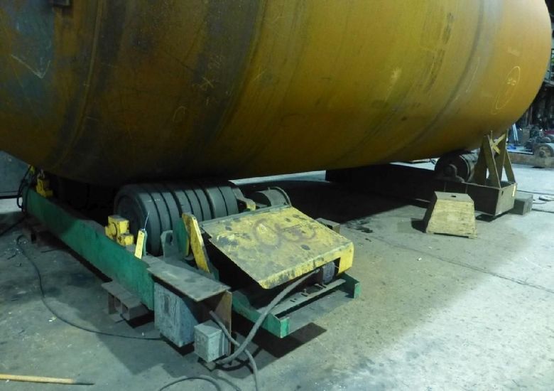 120 TON PANDJIRIS MODEL #PR-240 WELDING TANK TURNING ROLLS, 60 TON DRIVE & 60 TON IDLER: STOCK #