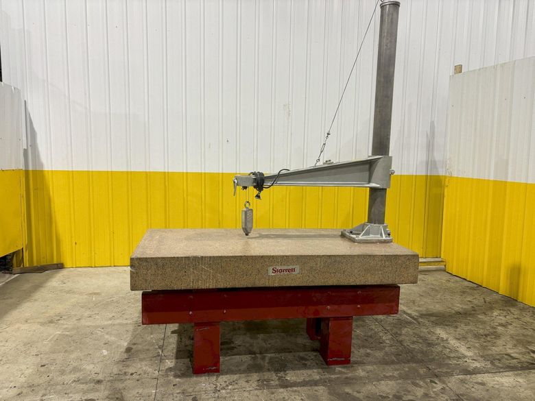 72" X 36" X 8" STARRETT GRADE B GRANITE SURFACE INSPECTION PLATE: STOCK #22037
