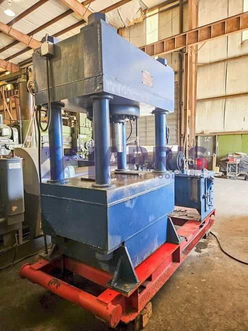 400 T General Hydraulics Model 410-DH400-36 4-Post Hydraulic Press