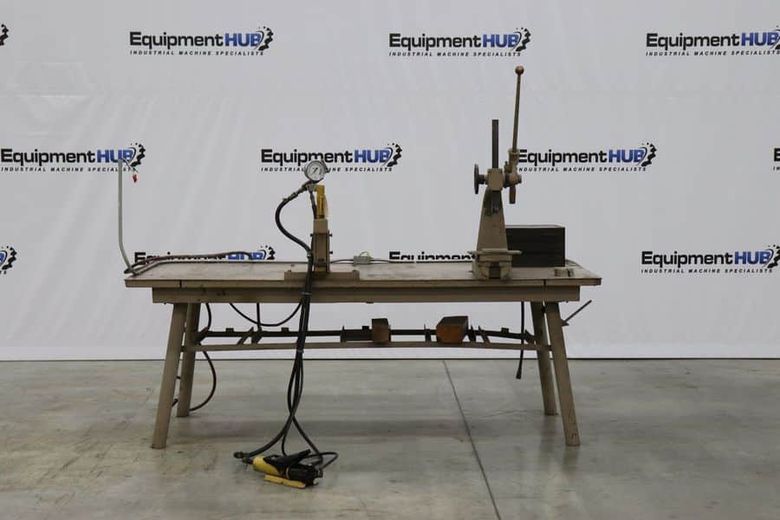 Enerpac  5 Ton C-Frame Hydraulic Press & 1.5 Ton Arbor Press w/ Workbench