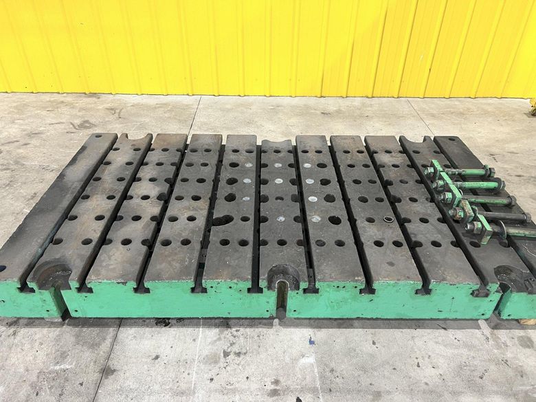 84" x 46" x 8" T SLOTTED SOLID BOLSTER PLATE: STOCK 20969