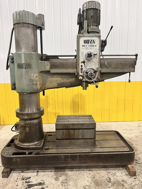 4' X 13" OOYA MODEL #RE2-1300A RADIAL ARM DRILL: STOCK #21178