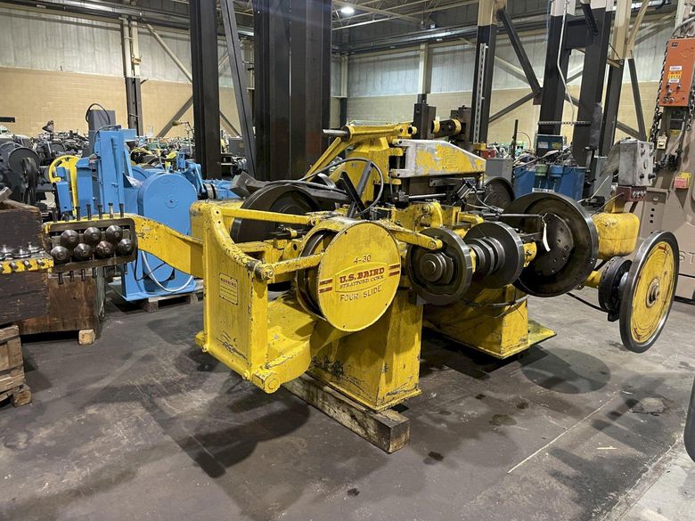 1/4" X 30" US BAIRD #430 FOUR SLIDE WIRE FORMING MACHINE: STOCK #15698