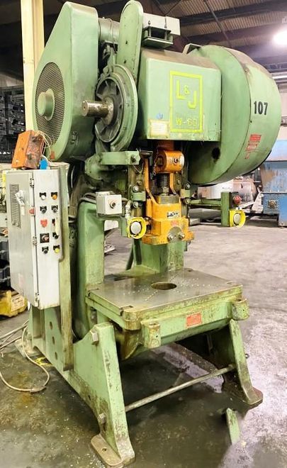 60 Ton L&J Model W-60 Back Geared OBI Press