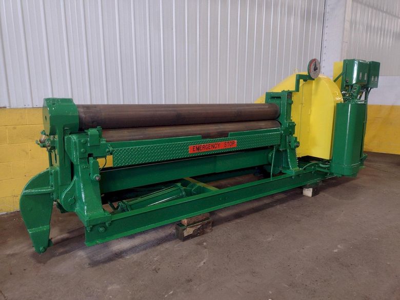8' X 5/16" BERTSCH MODEL #8 INITIAL PINCH PLATE ROLL: STOCK #16583