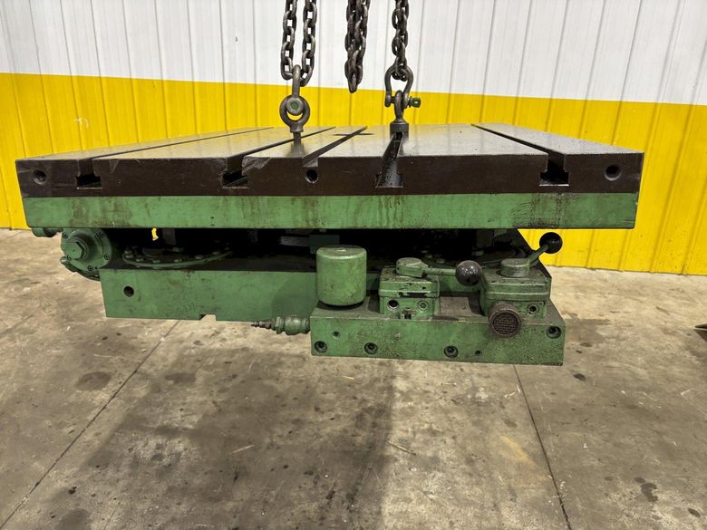 36" X 48" GIDDINGS & LEWIS AIR LIFT ROTARY TABLE: STOCK #23588
