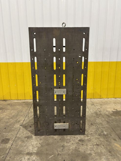 72" H X 36" W STEEL SLOTTED ANGLE PLATE: STOCK #23589