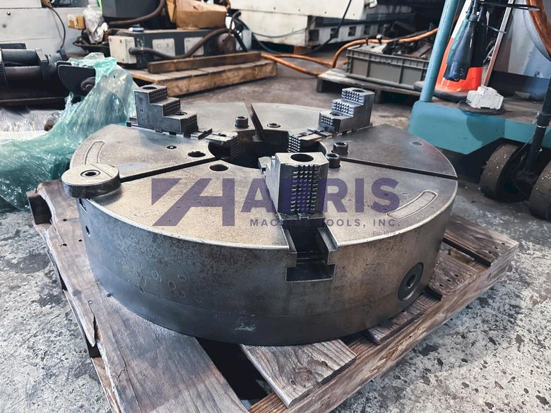 32" 3 Jaw Chuck #7890, 10.5" Thru hole with A-15 Mount