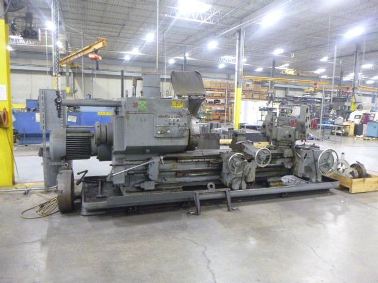 4A WARNER & SWASEY M-3550 SQUARE-HEAD SADDLE TURRET LATHE